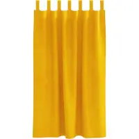 vidaXL Gordijnen 2 st Mosterdgeel 140 x 175 cm fluweel