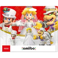 AMIIBO Super Mario Odyssey - Mario Peach Bowser Wedding Multi