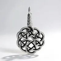 Cavill - Zilveren hanger 925 Sterling Zilver - Elegante Keltische knoop - Symbolisch voor verbondenheid en tijdloze stijl - 40,5x24 mm
