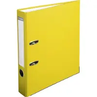 Exacompta 20x Ordner met hefboom in PP /karton - rug van 50mm - A4 - Geel - 915404B
