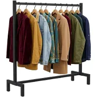 CLP Melva Kledingrek - Dressboy - Kledingstang - 120x38x120/zwart