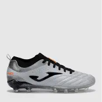 Joma Heren Numero-10 25 FG Vaste Grond Voetbalschoenen Grijs/Zwart