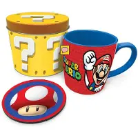 Pyramid Nintendo Super Mario - Geschenkset - Let's Go - Mok en Onderzetter
