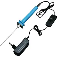 Vixson - Piepschuimsnijder - Foam Cutter - Elektrische Schuimsnijder met Hete Draad - Styroporsnijder voor Modelbouw en Hobby - Inclusief Ergonomisch Antisliphandvat - 100 mm - FOAMPEN