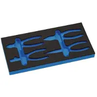 Knipex Gereedschapsmodule | lege inleg 1/3-module | 4000 871 293, 4-delig | 1 stuk - F5030462