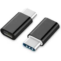 Gembird Cablexpert - Adaptateur USB - 24 pin USB-C (M) pour Micro-USB de type B (F) - USB 2.0 - noir