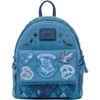 Loungefly Mini rugzak - Loungefly - Hogwarts Denim - donkerblauw - Maat Standard