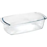 COSY&TRENDY Rechthoekige cake/bakvorm/ovenschaal - Glas - 27 x 14 x 7 cm - Bakvormen voor o.a. cakes en brownies