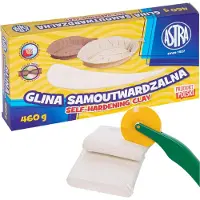 Astra Zelfdrogende Klei Wit 460g - Knutselen & Decoratie