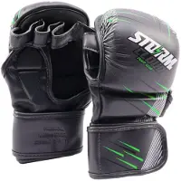 Stormcloud StarFall - MMA Sparring Handschoenen - Grafiet-Limoen - 7oz - XL