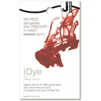 Jacquard textielverf iDye Natural 14 gr Karmijn voor stoffen.