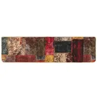 vidaXL Tapijt Runner MARSA Multikleur 100 x 400 cm Polyester en PVC