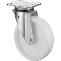 BS Rollen Zwenkwiel voor zware last | wiel-d. 250 mm draagvermogen 600 kg | kunststof | plaat L138xB110 mm | 1 stuk - N100.B10.251 N100.B10.251