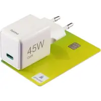 Hama USB-oplader 45.00 W 1x USB-C USB PD Wit Binnen USB Power Delivery (USB-PD)