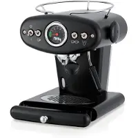 Illy X1 Anniversary Koffiemachine – ESE koffiepads & Gemalen Koffie – Zwart- Iconisch Design – Met Stoompijp