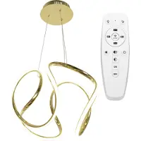 Toolight App386-Cp Hanglamp Goud 33,5X44,5X90Cm