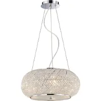 Ideal Lux PASHA' SP6, 6 lampen, E14 fitting, IP20, chroom