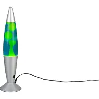 REALITY IMPORT REALITY VESUV - Lava lamp - Transparant helder - incl. 1x SMD 21 W - gele lava