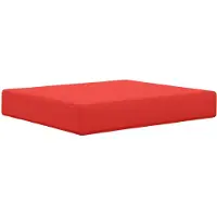vidaXL Buitenbankkussen Polyester Rood 60 x 50,5 cm
