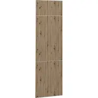 Vicco R-Line Keukenfront – 59.6 x 196 cm meubelfront voor de koelkastombouwkast Artisanaal eiken