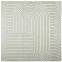 vidaXL Binnen- en buitenkleed PALMERAS Groen 120 x 120 cm Polyester