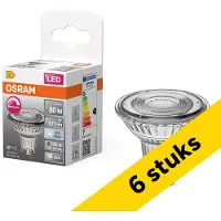 Osram 6x GU10 LED spot | 4000K | Dimbaar | 6.1W (80W)
