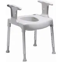Seniorshop Swift vrijstaande toiletverhoger - hoogte verstelbaar - 42-57 cm