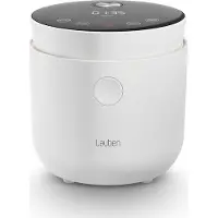 Lauben Rice Cooker - 1.5L - Rijstkoker Klein - Rice cooker small - Rijstkoker met lage suikerfunctie - 500W - Wit