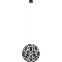 Eglo Hanglamp Skoura 1 staal goud |