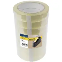 Raadhuis plakband - 25mm x 66m - PP transparant - krimp a 8 rollen - RD-351354-8