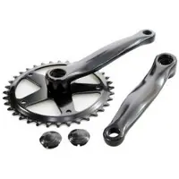 Vinty crankstel 36t 152 zwart