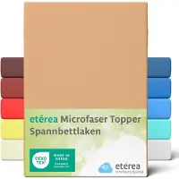 Eterea Cosmesi Naturale etérea Microvezel Topper Hoeslaken – Zand – 140x200 / 160x200 cm