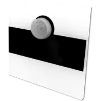 Skinder Electric Q31 Sensor LED Trapverlichting - Wandverlichting - Zwart - 230V (Geen Trafo) - 50mm Diepte - Inbouwspot - Keuze uit 3 Lichtkleuren