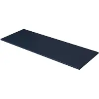 Hobby Hall Nicole badkamerwerkblad 120 cm - Duurzaam MDF, krastbestendig | Kleur: Marineblauw | Maat: 120x45,5