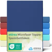 Eterea Cosmesi Naturale etérea Microvezel Topper Hoeslaken – Marineblauw – 90x200 / 100x200 cm