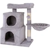 Lionto dibea klimboom, kattenkrabboom, hoogte 70 cm, lichtgrijs