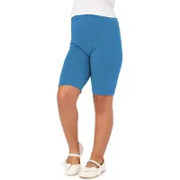 Merry Style MS-MS10-132-LE Meisjes Leggings - Sport - Vrijetijdsbroek - Kort – Viscose - Sporbroek - Yogabroek - Blauw - 134