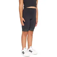 Merry Style Meisjes Leggings - Sport - Vrijetijdsbroek - Korte - Katoen - Grafiet - 140 - MS-MS10-434-LE