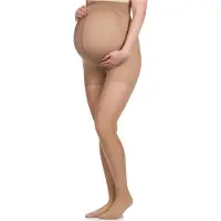 Merry Style MS-GB-109 Dames Panty - Zwangerschapspanty - 40 DEN - Polyamide - Natuur - M
