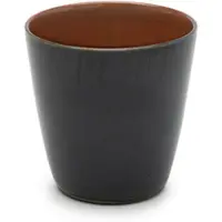 Serax Terres de Rêves Beker conisch S - Ø7 x H7,5 - Dark Blue/Rust - 8 Stuks