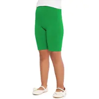 Merry Style MS-MS10-227-LE Meisjes Leggings - Sport - Vrijetijdsbroek - Kort - Katoen - Sporbroek - Yogabroek - Groen - 110