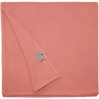 Sevira Kids - Babydoek van katoenen mousseline - Terracotta 60x60 cm
