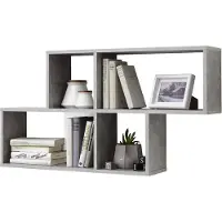 Huisenthuis.nl Wandrek Oregon Beton - Breedte 100 cm - Hoogte 53 cm - Diepte 19.5 cm