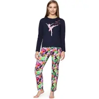 Merry Style Meiden Pyjama - Lange mouwen - Lange broek - Katoen - MS-MS10-419-PJ - Navy Dance - 176