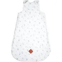 Sevira Kids - Zomer slaapzak van katoenen gaas - tog 0,5 melody - Wit 18 - 36 maanden