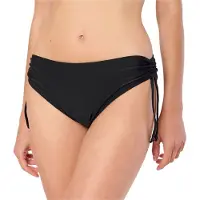 Merry Style Dames Zwembroek - Bikinibroekje - Elastische tailleband - Polyamide & Elastaan – Zwart (9240) – 44 - MS-VR-Brief-2