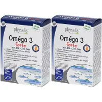 Physalis Omega 3 Forte 2x60 St Zachte capsules