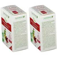 SuperDiet Circulation Complex Paardenkastanje - Rode Wijnstok - Hamamelis - Ginkgo Bio 2x120 St Tabletten