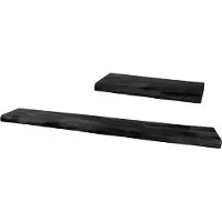 Home67 Wandplank pure mangohout set van 2 groot