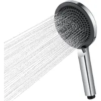 Auralum Max Douchekop - Regendouche - 4 Sproeistanden - Hoge Druk - Betere Huid - Handdouche - Luxe Moderne Handdouche - Chroom+Zwart